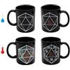Joy Toy Dungeons & Dragons tazza magica in ceramica 320 ml - in confezione regalo 12 x 9 x 10 cm - col calore appaiono le immagini
