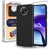 ebestStar - Cover per Xiaomi Redmi Note 9T 5G, Custodia Protezione Carbonio Design, TPU Morbida Antiurto, Nero + Vetro Temperato
