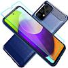 Cuoqing Cover Samsung A52s 5G, Cover Samsung Galaxy A52s 5G con HD Pellicola Protettiva 360°Full Body Protezione Silicone TPU Premium Resistente Case Cover Custodia per Samsung Galaxy A52s 5G/A52s