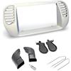Sound Way Kit Montaggio Autoradio, Mascherina 2 DIN, Bocchette Areazione, Chiavi di Smontaggio, Adattatore Antenna compatibile con Fiat 500 (2007-2015)
