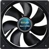 Gelid Solutions Silent 12 PWM Black Ventola 120 mm CFM 54.9 Max dBA 32.1 Voltage (V) 12 Connettore 3 pin RPM 1200 120 x 120 x 25 mm Nero