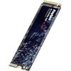 KingSpec SSD 512GB, M.2 NVMe Gen3x4 SSD 2280 - Fino a 2400MB/s, Unità a stato solido interna con flash NAND 3D, compatibile con desktop e laptop