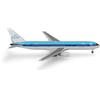 herpa modellino aereo KLM Boeing 767-300, miniatura in scala 1:500, pezzo da collezione, modello senza supporto, metallo