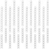 UNICRAFTALE 100 Pz 2 Dimensioni Catena Extender 304 Catena in Acciaio Inossidabile Twist 25-53mm Catena Lunga Coda Catena di Estensione Rimovibile per Catena Orecchino Collana Catena Fare
