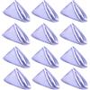Kalopro Set di 12 tovaglioli di stoffa viola in raso, lavabili, riutilizzabili, per uso quotidiano, per tavolo, ristorante, matrimonio, autunno del Ringraziamento e Natale, 50,8 x 50,8 cm, lavanda