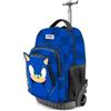 Sonic The Hedgehog - SEGA Sega-Sonic Sight-Zaino Trolley GTS FAN, Blu, 32 x 47 cm, Capacità 39 L