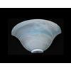 Generico Applique classico in vetro 1 luce Duna Azzurro lampada da parete a mezzaluna in vetro per bagno camera soggiorno cucina scala corridoio in offerta
