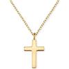 Engelsrufer Collana da Donna Argento Sterling 925 Placcato Oro ERN-LILCROSS-G