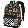 Disney Topolino Pop-Zaino ECO 2.0, Nero, 32 x 44 cm, Capacità 22.5 L