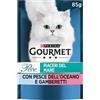 Gourmet le Perle Filettini in Salsa 85 gr - con pesce dell'Oceano e gamberetti interi - Confezione da 26 pezzi - Cibo umido per gatti - 1° ORDINE? scegli lo sconto BZR5 / BZR20 + 200 punti fedeltà