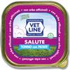 Vet Line Umido Cane Salute 150 gr - Tonno e patate - Confezione da 6 pezzi - Umido Monoproteico Cane