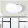 Cheerhom Plafoniera LED Soffitto 6500K Lampada da Soffitto 1400LM, 32W Lampadario Soffitto, Moderna Plafoniere da Soffitto IP44 Impermeabile, per Soggiorno Camera da Letto Balcone Cucina Bagno, Ø30CM