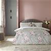 Catherine Lansfield Canterbury-Set copri-piumino singolo, colore: grigio