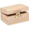 Glorex Scatola di Legno, Legno, Naturale, 8 x 8,4 x 5 cm