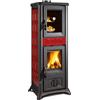 Nordica Extraflame Stufa a Legna con Forno in Ghisa 7.3 kW Bordeaux Gemma 5.0