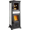 Nordica Extraflame Stufa a Legna con Forno in Ghisa 7.3 kW Bianco Gemma 5.0