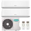 HISENSE CONDIZIONATORE HISENSE ENERGY PRO PLUS DUAL SPLIT 12000+12000 BTU INVERTER R32 2AMW52U4RXC A++ WIFI