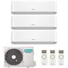 HISENSE CONDIZIONATORE HISENSE ENERGY PRO PLUS TRIAL SPLIT 12000+12000+12000 BTU INVERTER R32 3AMW72U4RJC A++ WIFI