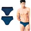 DOUBLE M, Confezione da 2, 5, 8 Slip da Uomo, Slip da Uomo in Cotone, Biancheria Intima da Uomo con Elastico in Vita, Confortevole, Traspirante, Stampato e Tinta Unita, Taglie da S a XXL