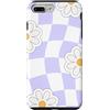 White and Blue Checkerboard Groov Preppy Custodia per iPhone 7 Plus/8 Plus Blu e Bianco Scacchiera Groovy Preppy Estetica