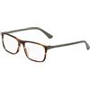 Police Vpld97 Occhiali, Shiny Striped Brown, 54 Uomo