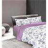 PARAH - Set Lenzuola - Completo Letto Matrimoniale - 100% Raso Di Cotone - Made in Italy