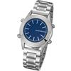 VISIONU Orologio parlante inglese con sveglia, quadrante blu, Chiusura pieghevole Viy-blueu-026b