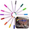 Furrbudie 12 penne colorate per Glow Art Pad LED, penne al neon di ricambio, pennarelli con punta in feltro, evidenziatori cancellabili a secco