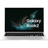 SAMSUNG Galaxy Book2, 15,6 ", processore Intel® Core I5 1235U, INTEL Iris Xe Graphics, 16 GB, 512 GB SSD, Silver