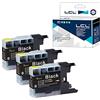 LCL Cartucce d'inchiostro Compatibile LC1240 LC1280 LC1240BK LC1280BK Nero Sostituzione per Brother MFC-J6510DW MFC-J6710DW MFC-J6910DW MFC-J5910CDW MFC-J6710CDW MFC-J6910CDW MFC-J5910DW (3Pack)