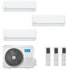 Midea Trial Split 9+9+12 Btu Evolution M3OG-21HFN8-Q con 2 unità MSAGXAU-09HRDN8 + MSAGXBU-12HRDN8 Condizionatore R-32 WiFi