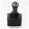 Car Passion Cuffia Leva Cambio Manuale + Pomello + Anello Ghiera di Ritenzione Compatibile con Opel Astra H 2004-2010 5 Marce Set Completo Ricambio Auto
