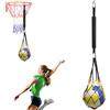 Dormercy Pallavolo Spike Trainer, attrezzature per l'allenamento della pallavolo, durevole Solo Serving & Spiking pratica Rebounder per principianti e professionisti (migliorato supporto borsa a rete, 43Inch)