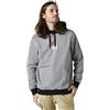 Fox Racing Honda Pullover Pile Felpa con Cappuccio, mélange Grafite, Small Uomo