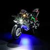 GEAMENT Set di Luci LED Compatibile Con LEGO Motocicletta Kawasaki Ninja H2R - Kit di Illuminazione per Technic 42170 (Modello di mattoncini non incluso)