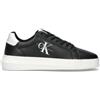 CALVIN KLEIN JEANS Sneaker uomo nera in pelle