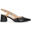 GUESS Decollete donna nera in pelle