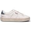 GOLDEN GOOSE SOUL-STAR Sneaker donna bianca e argento in pelle