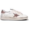 GOLDEN GOOSE - STARDAN Sneaker donna bianca/rosa in pelle