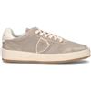 PHILIPPE MODEL Sneaker uomo grigia in pelle
