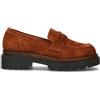 REBECCA VAN DIK Mocassino donna marrone in suede