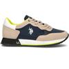 U.S. POLO ASSN. Sneaker uomo beige/blu