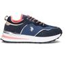 U.S. POLO ASSN. Sneaker donna blu in suede