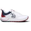 U.S. POLO ASSN. Sneaker uomo bianca/blu/rossa