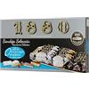 1880 - Vassoio Selezione 0% Zuccheri Aggiunti, Scatola, Il Torrone Più Costoso al Mondo, Selezione Natalizia di Qualità Suprema, Dolce Tipico Natalizio, Ricetta Artigianale, Pronto da Servire, 400 g