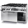 Hendi Cucina A Gas Kitchen Line 6 Fuochi Con Forno A Convezione Gn1-1 225899