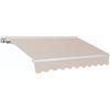 BIACCHI GIANFRANCO Garden Friend Tenda Da Sole A Barra Quadra telaio in alluminio telo in poliestere misure 200x250 cm beige