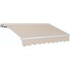 BIACCHI GIANFRANCO Garden Friend Tenda Da Sole A Barra Quadra telaio in alluminio telo in poliestere misure 200x300 cm beige