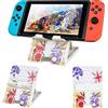 DLseego Supporto Compatibile con Switch/Switch OLED/Switch Lite,Supporto Pieghevole per Switch dal Design Compatto Regolabile per Console Switch,Rosso Viola