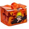 Puckator Borsa frigo termica per pranzo in plastica riciclata rPET - Licenza Ufficiale Naruto Shippuden - Gadget Porta Merenda 17x20x13cm